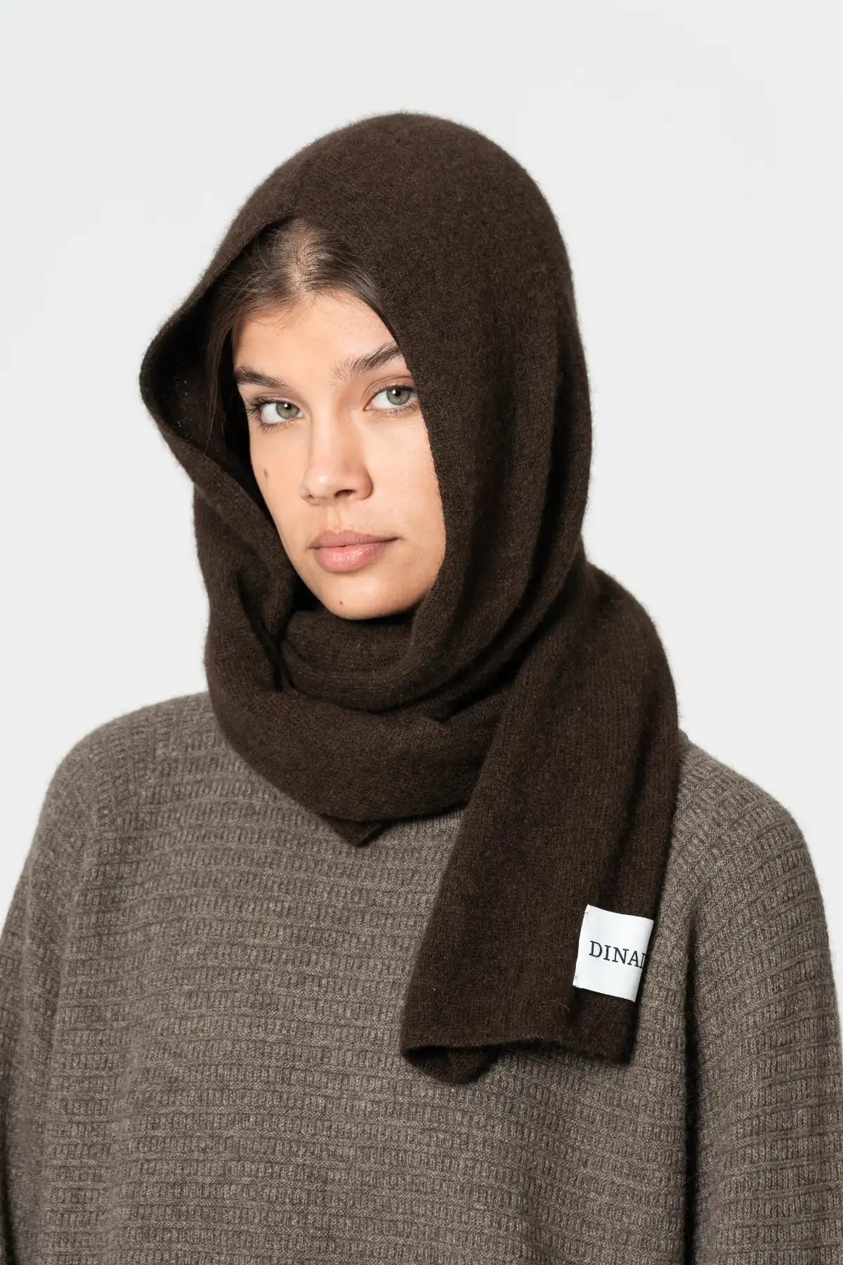Dinadi Brown Scarf Made from Soft Material, Perfect for Warmth and Style  in Kelowna and Canada