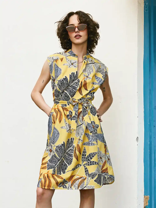 Mowat Dress in Print - Dagg & Stacey