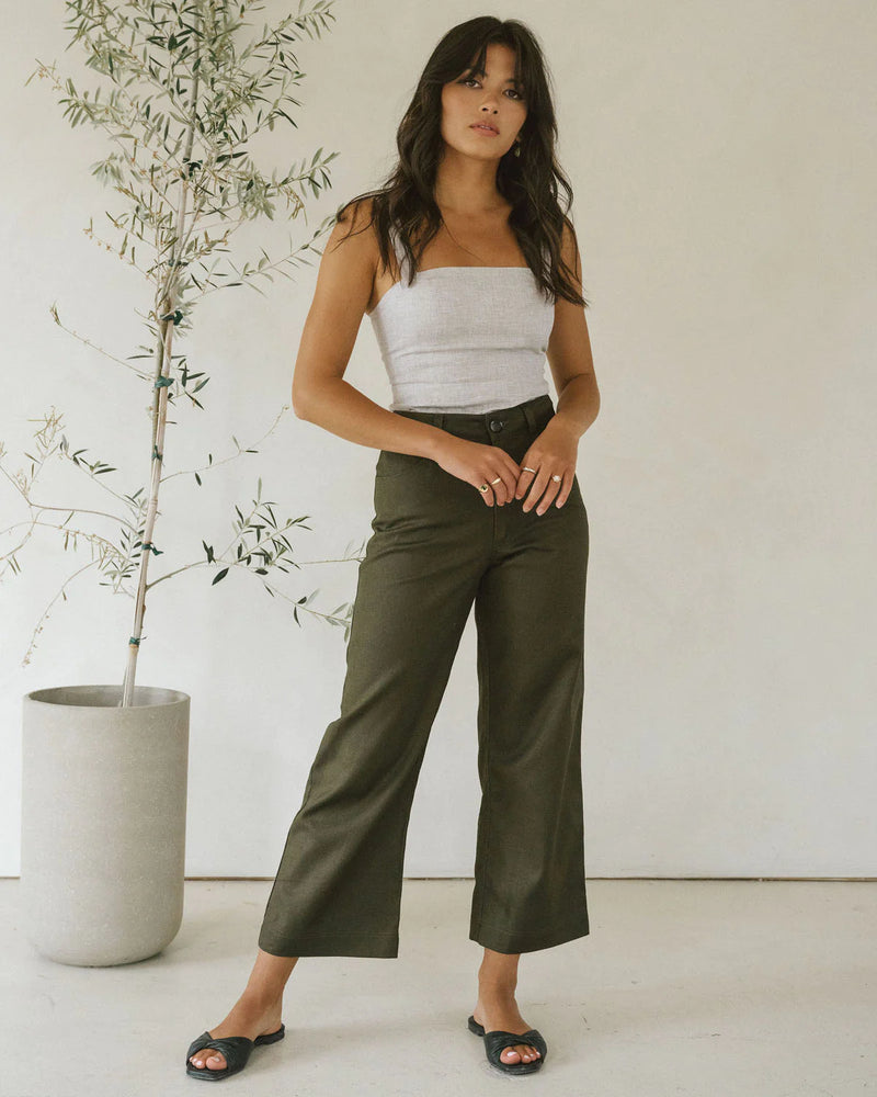 Pierrot Pant in Olive