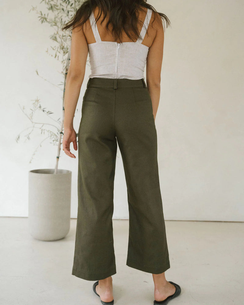 Pierrot Pant in Olive