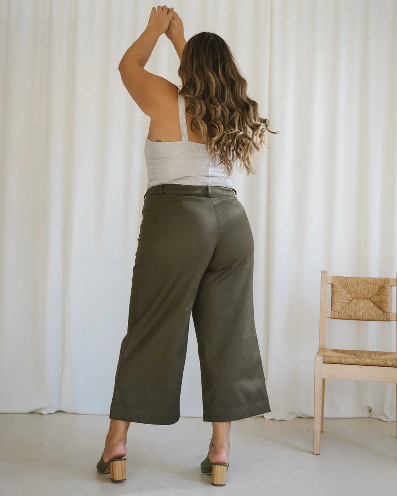Pierrot Pant in Olive