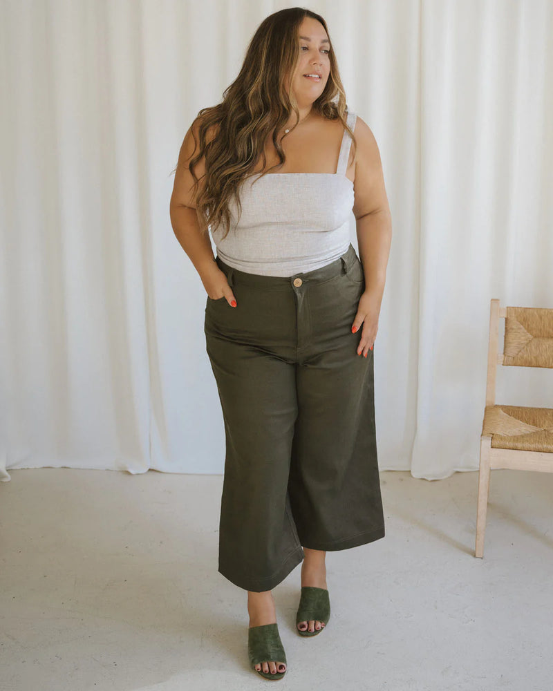 Pierrot Pant in Olive