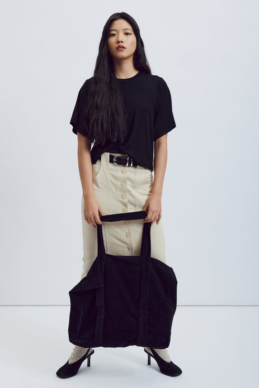 Métis Top in Noir - Black