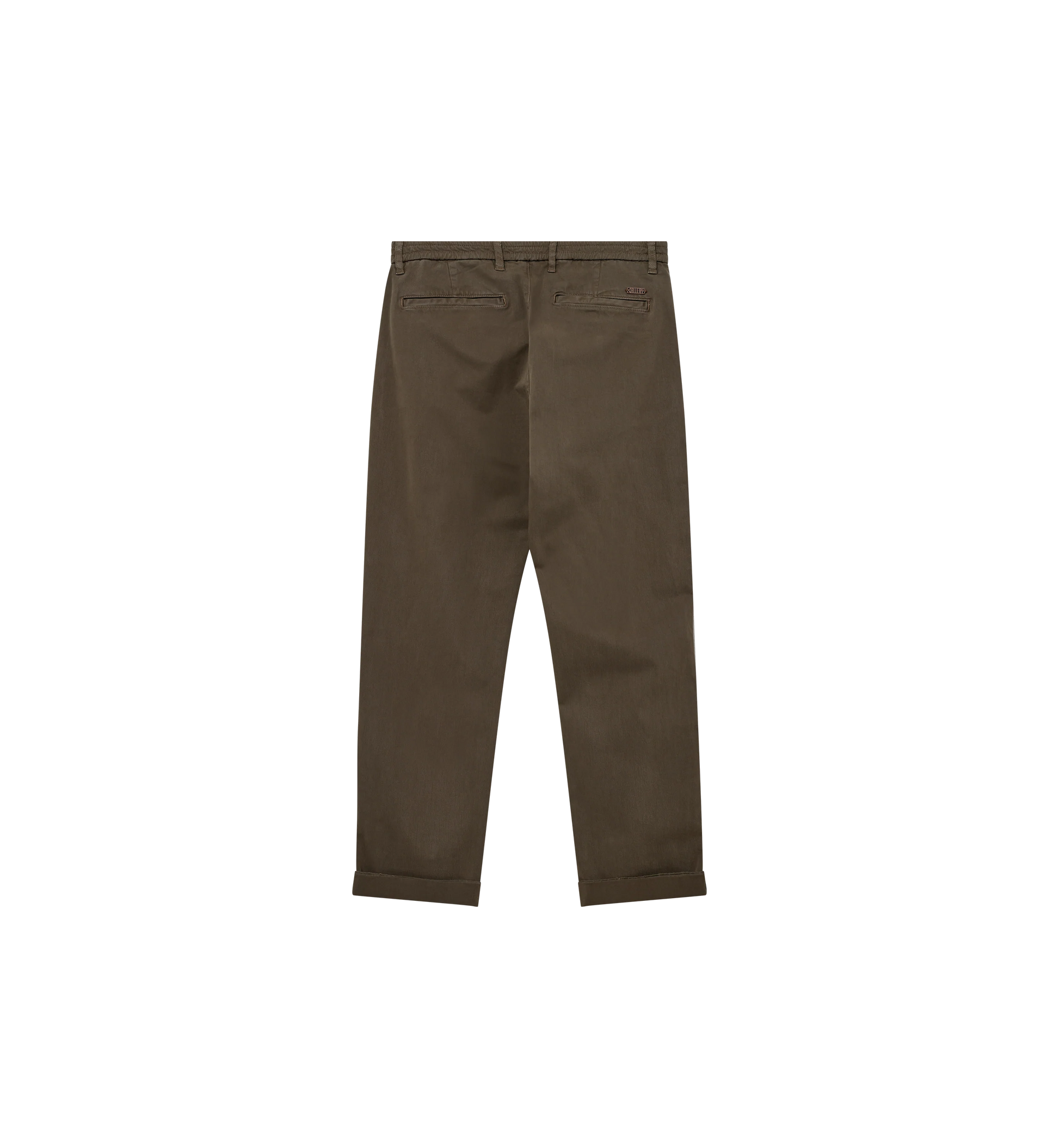 Men's MOS MOSH Gallery Canada trousers in brown featuring a sleek design and rolled cuffs, perfect for casual wear in Kelowna