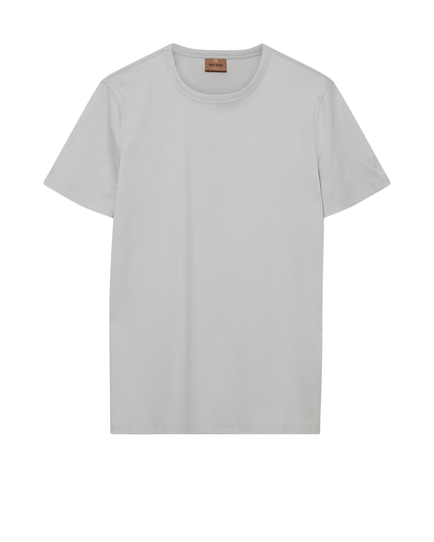 organic gray t-shirt from Mos Mosh Gallery crew neck short sleeve minimalist tee in kelowna
