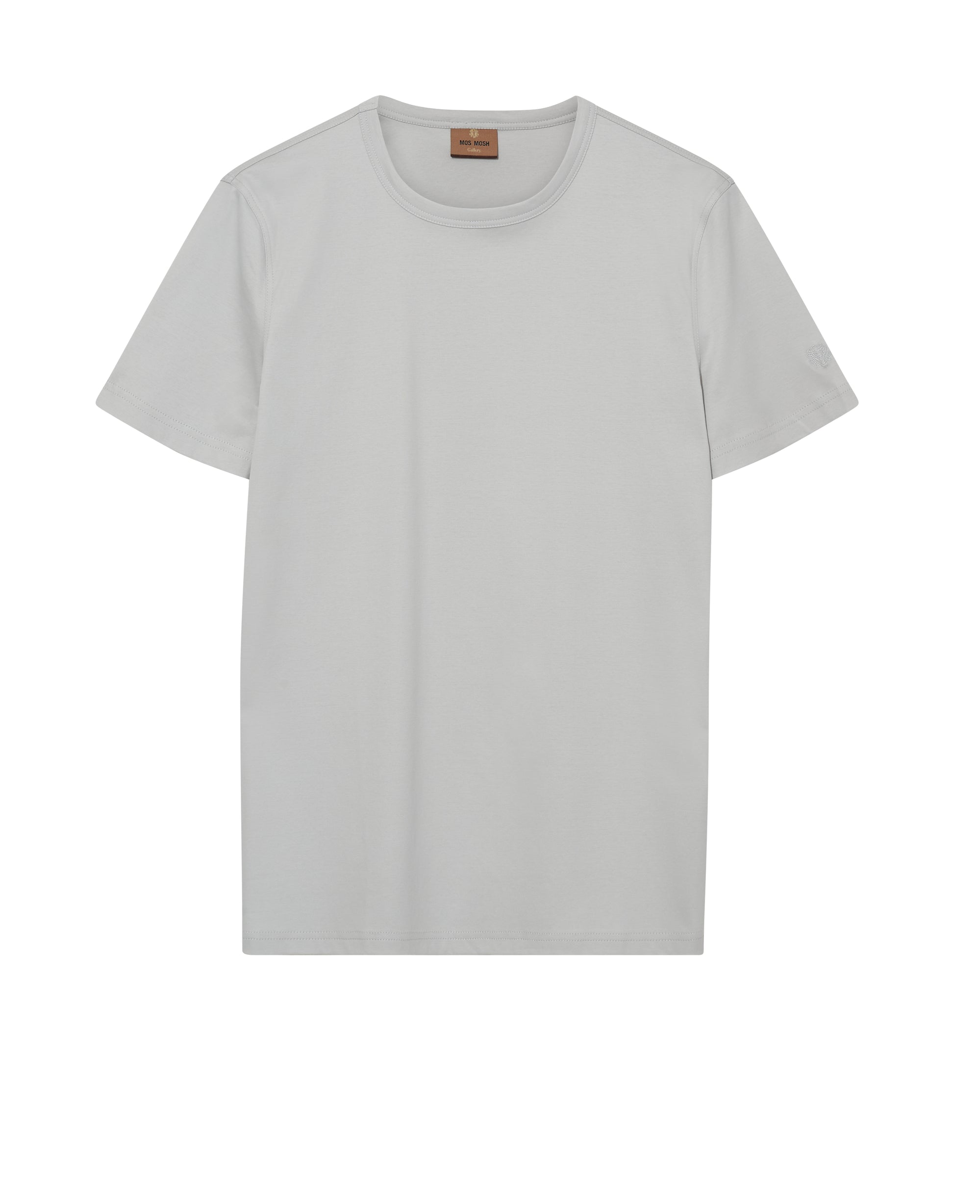 organic gray t-shirt from Mos Mosh Gallery crew neck short sleeve minimalist tee in kelowna