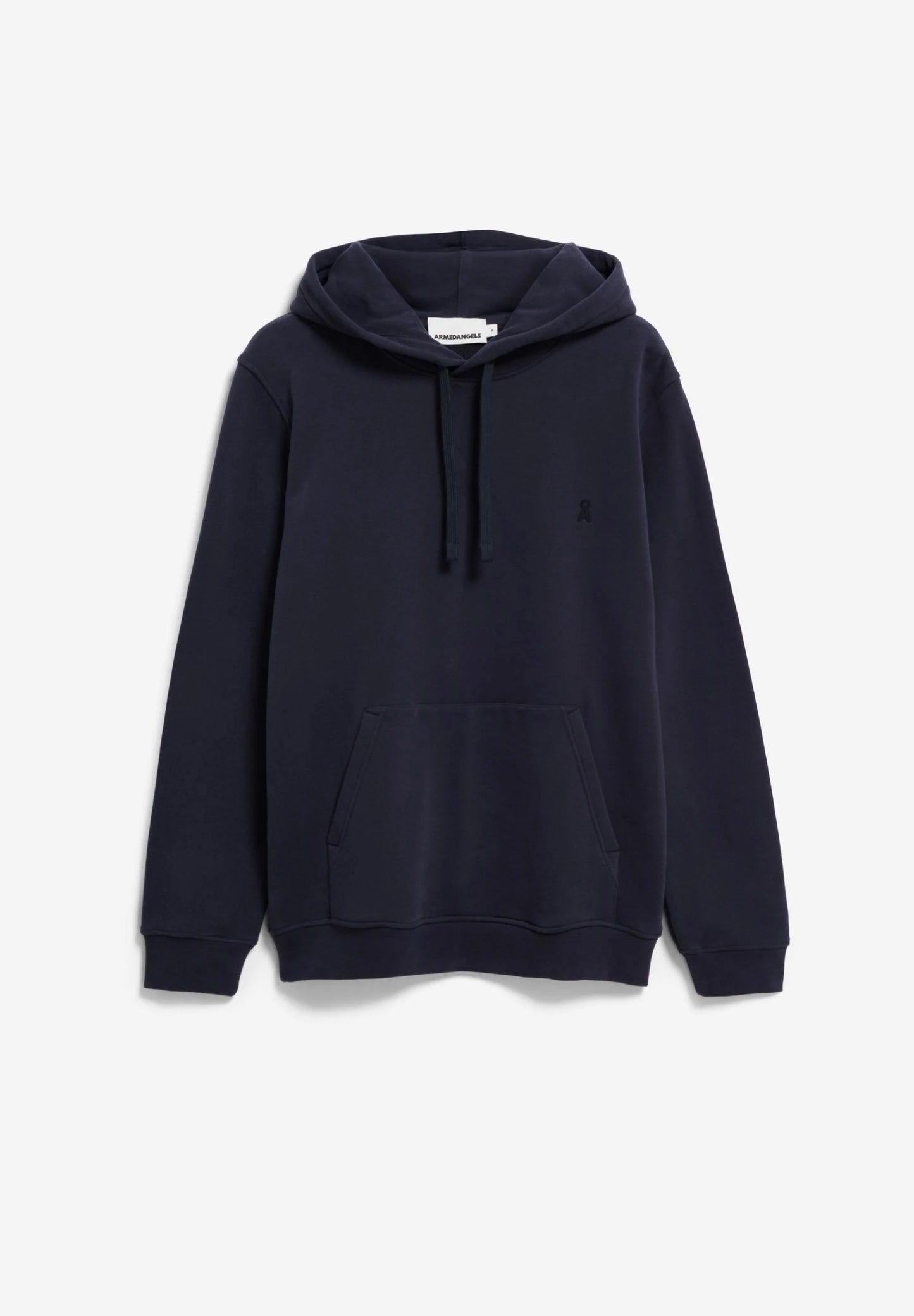 ARMEDANGELS Canada Men's Unisex Navy Hoodie with Front Pocket and Adjustable Hood