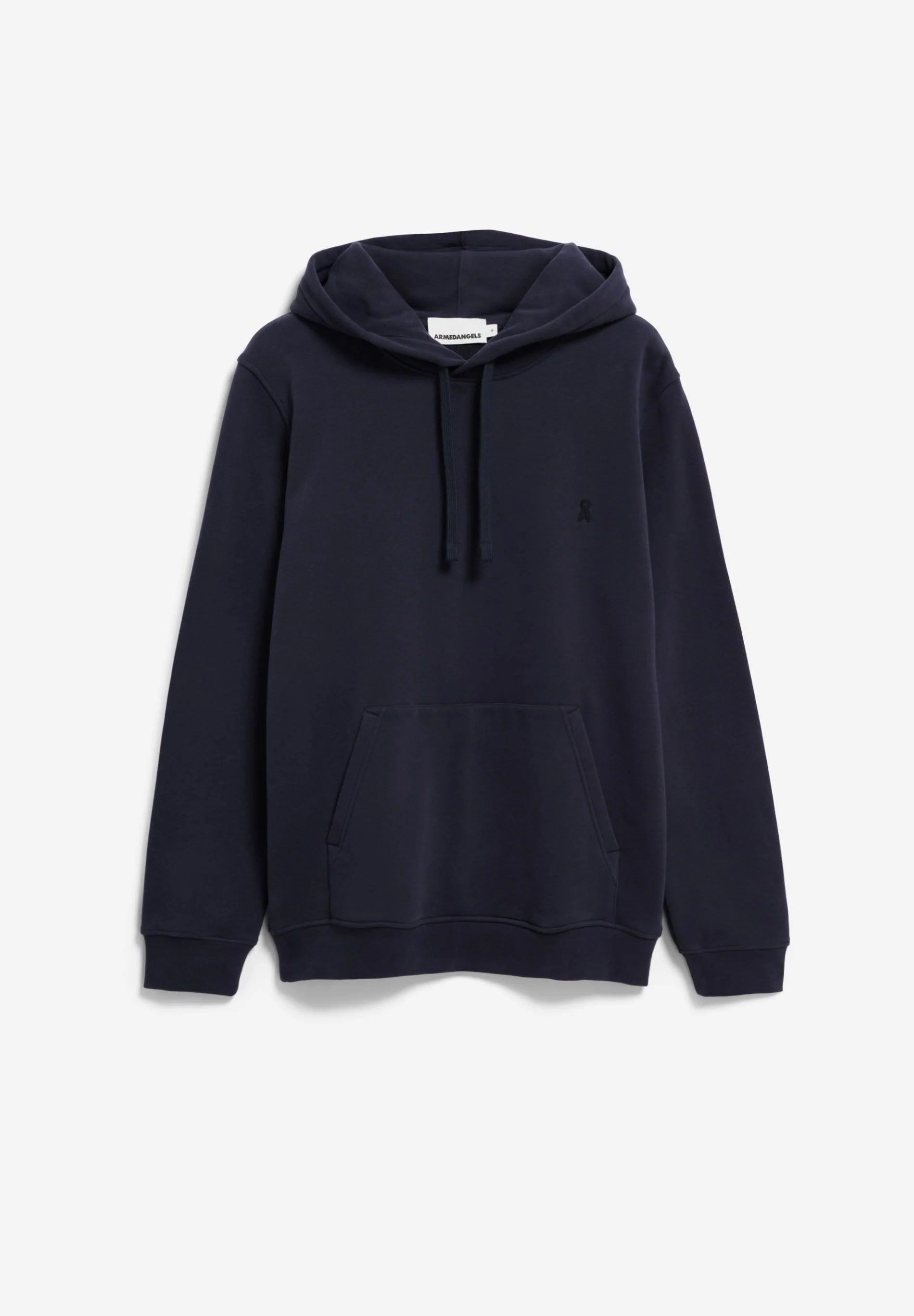 ARMEDANGELS Canada Men's Unisex Navy Hoodie with Front Pocket and Adjustable Hood