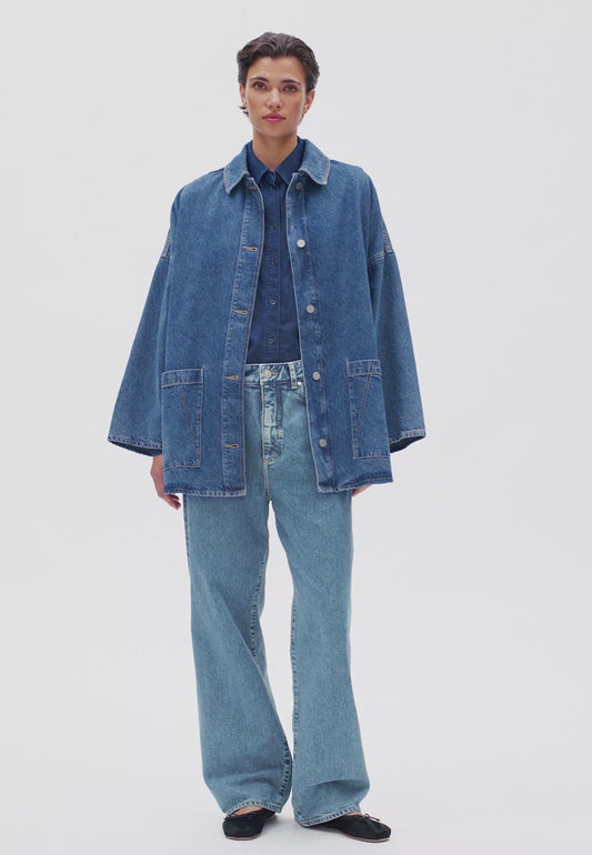 DRAAPY Jacket in Royal Denim