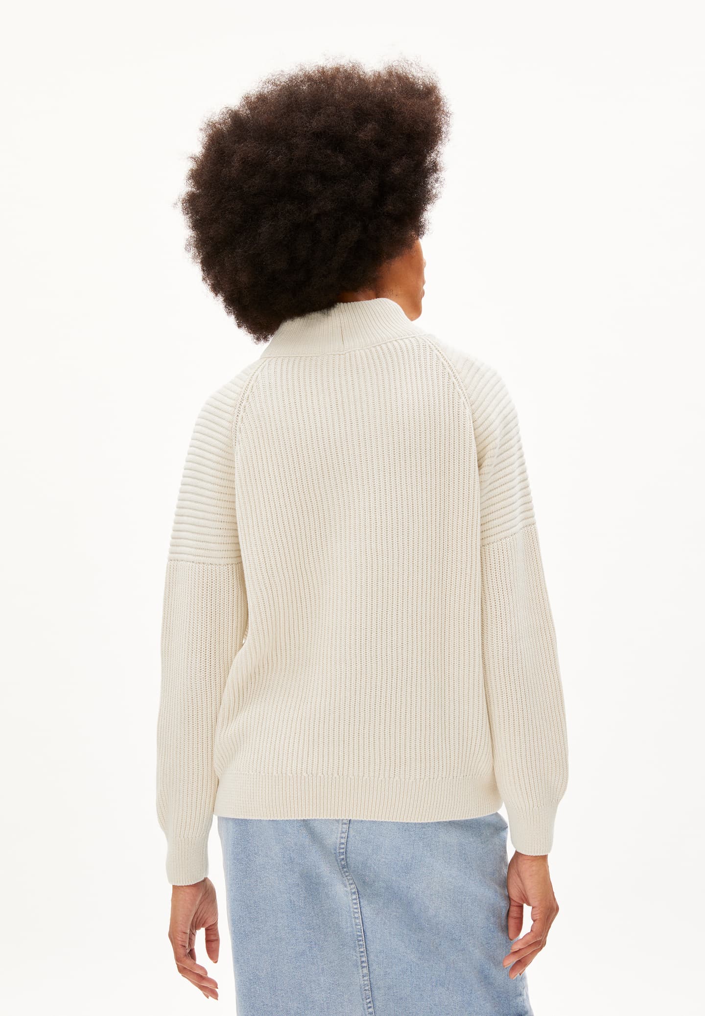 Armedangels - SS24 - Ronyiaas Undyed Organic Cotton Sweater - back 2