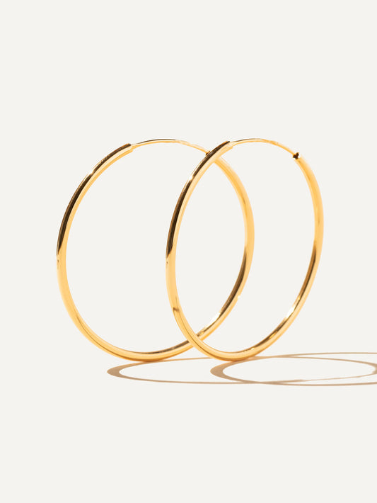 Boa Bijoux - SS24 - Infinity Tiny Hoop Earring Gold Vermeil - Size 45 - display 1