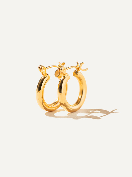 Boa Bijoux - SS24 - Sonia Rounded Earrings Gold Vermeil - display 1
