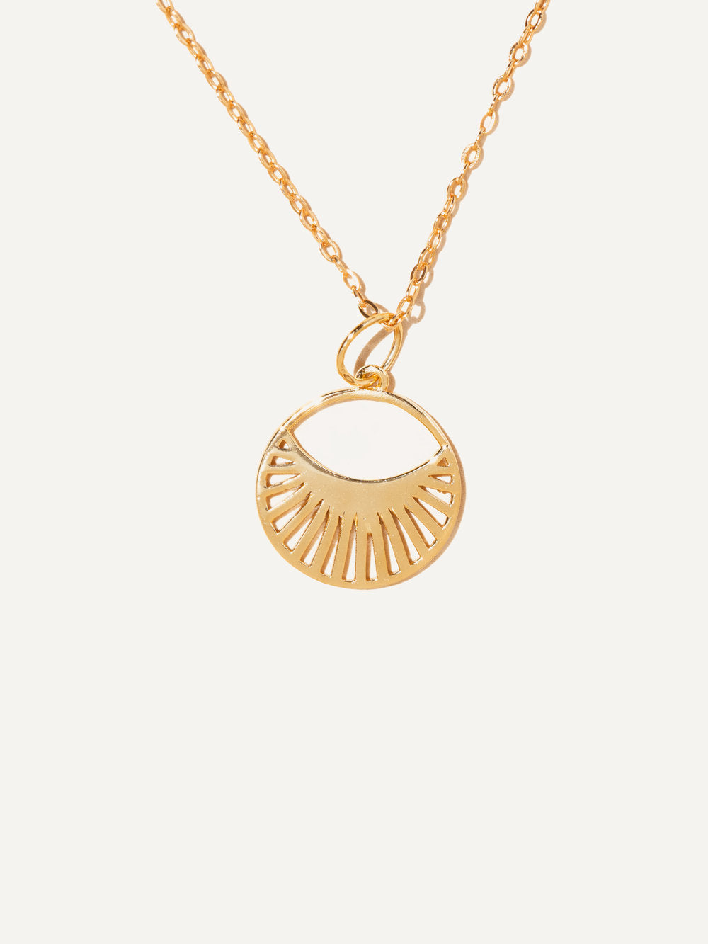Boa Bijoux - SS24 - Surya Necklace Gold Vermeil  - close-up 2