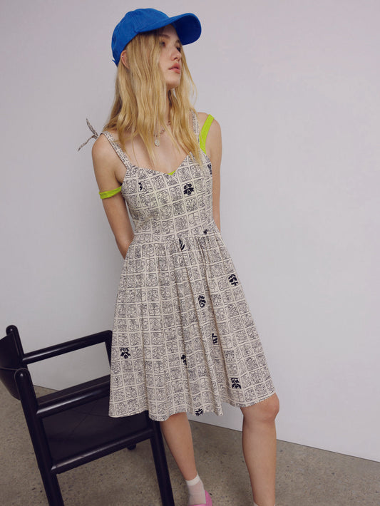 Eve Gravel - SS24 - SS24 - Claudel Dress in Tuile Fleurs - front 1