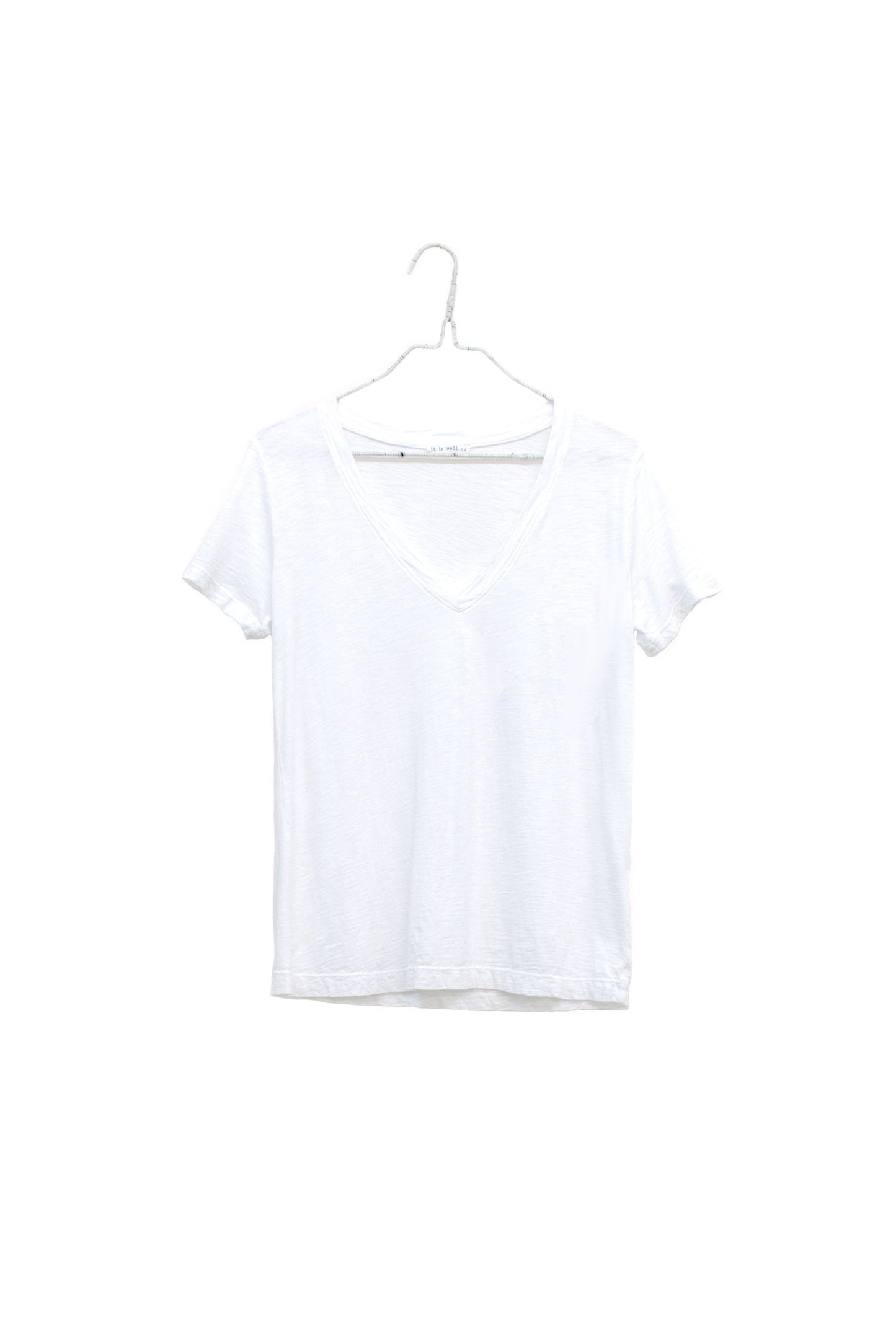SS24 - It is Well L.A V-Neck T-Shirt in Salt