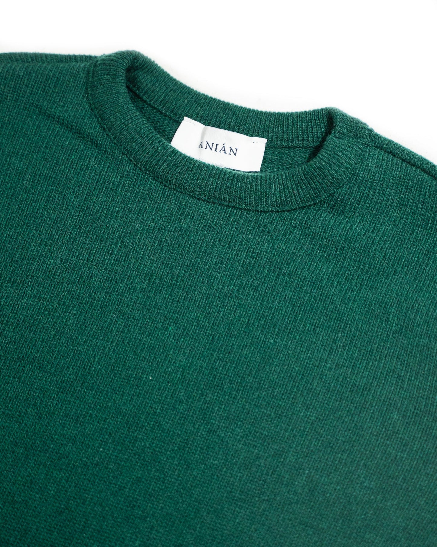 Cashmino Crewneck in Pine Green