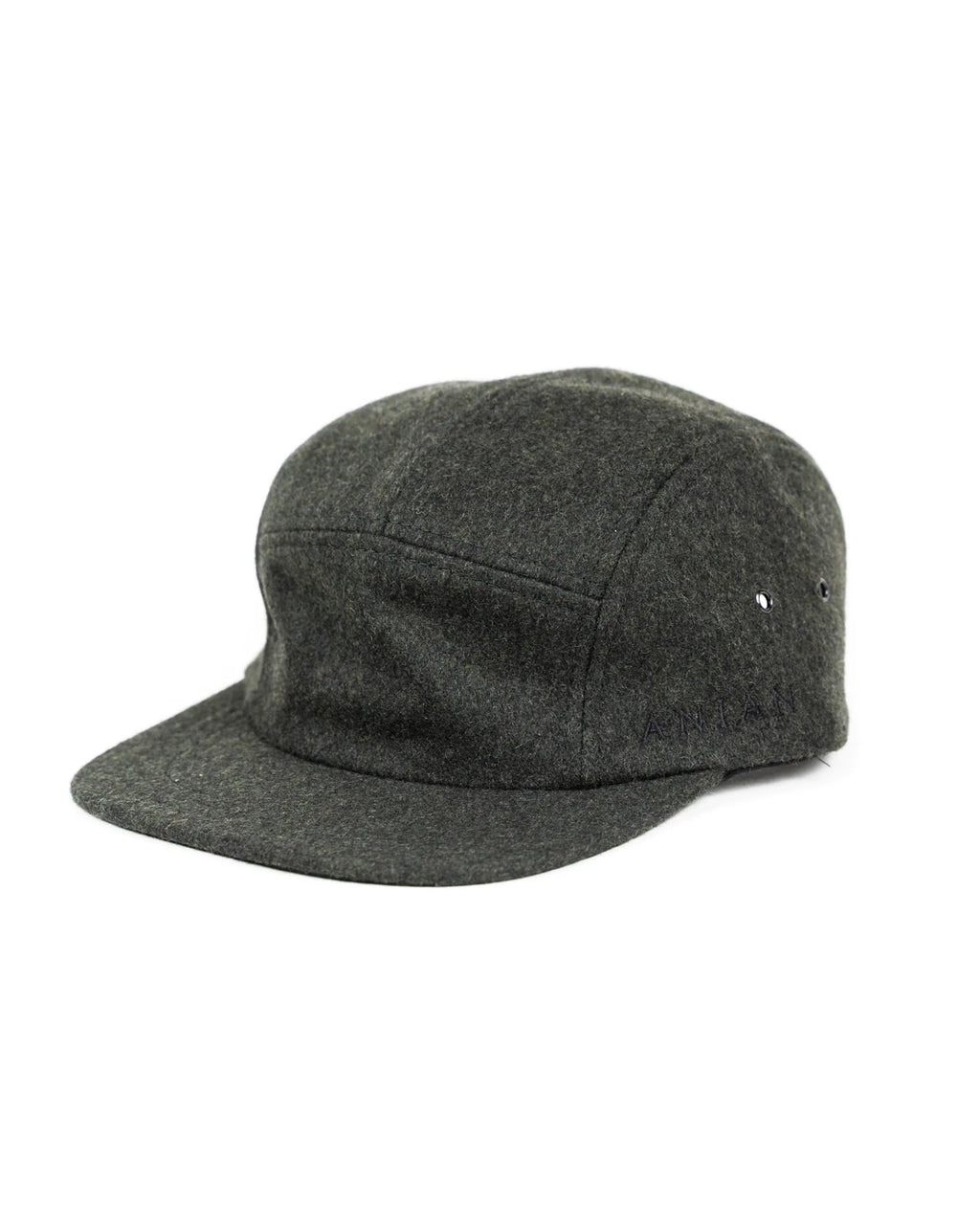 Unisex Melton Wool Hat in Olive
