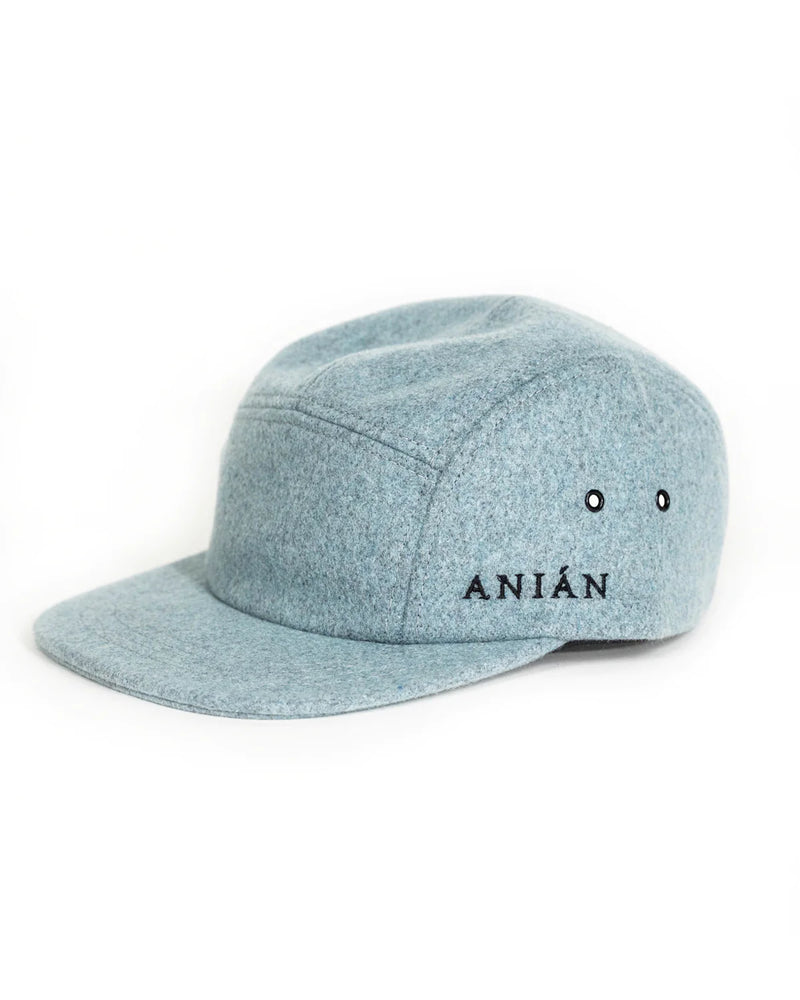 Unisex Melton Wool Hat in Glacier