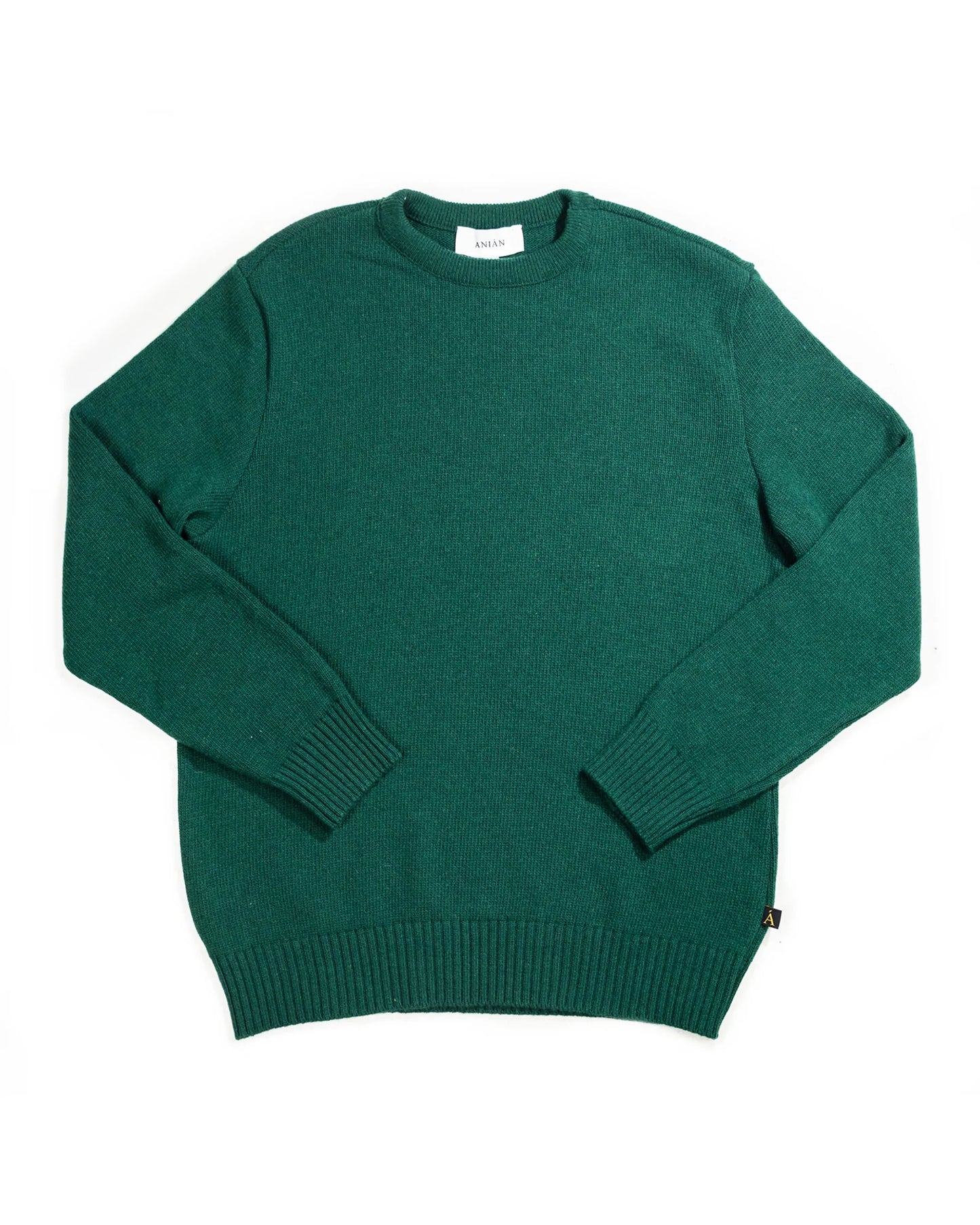 Cashmino Crewneck in Pine Green