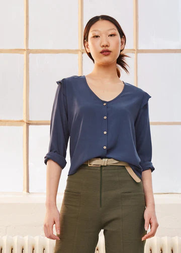Aurelia Top in Cobalt