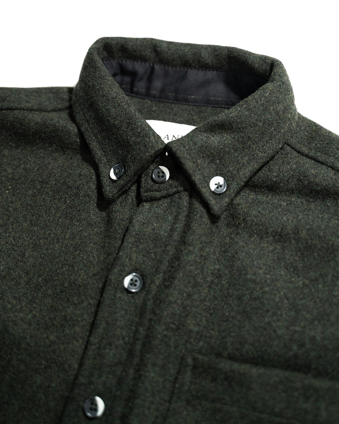 Men's Modern Melton Wool in Olive-Limited Sizes Available