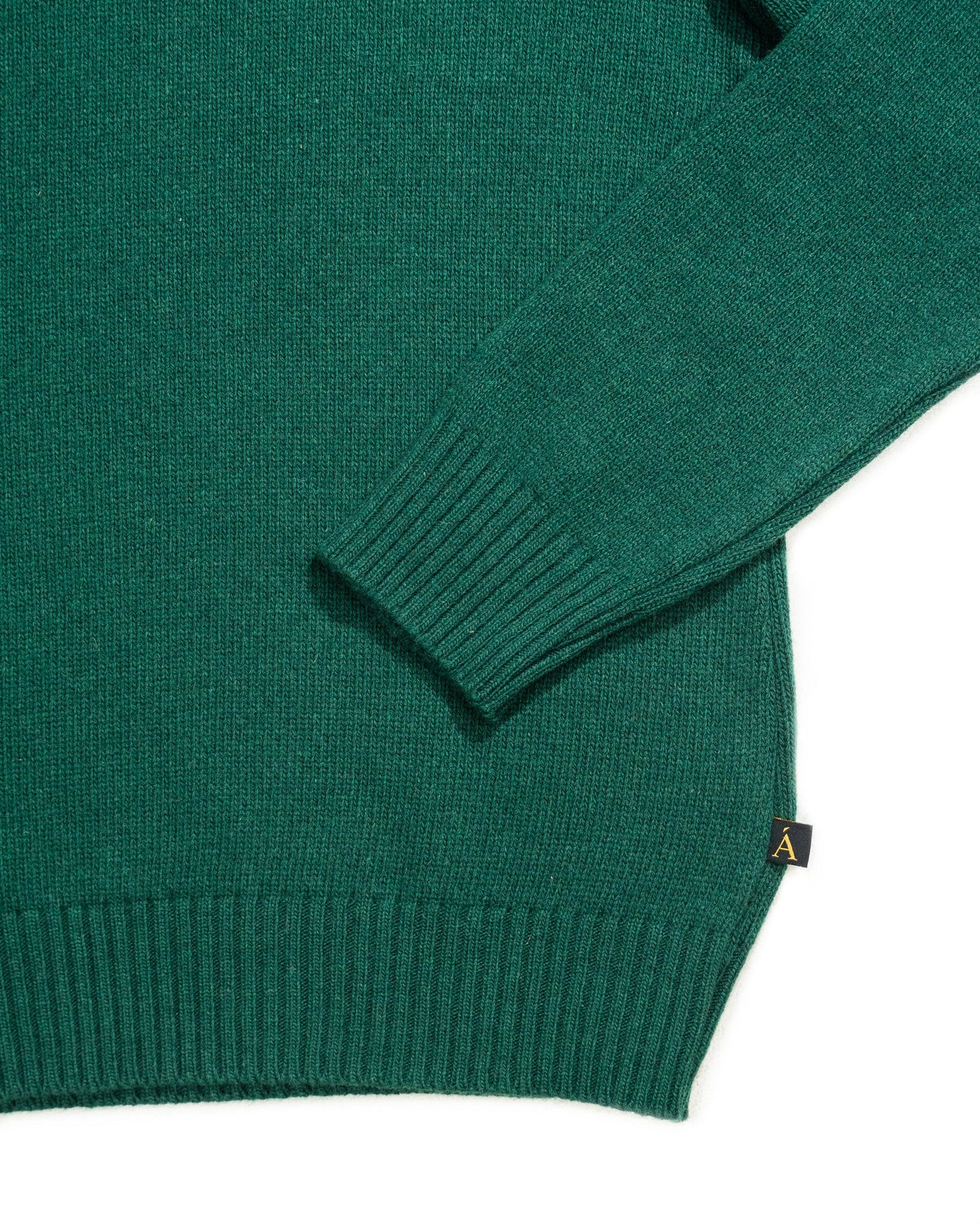 Cashmino Crewneck in Pine Green