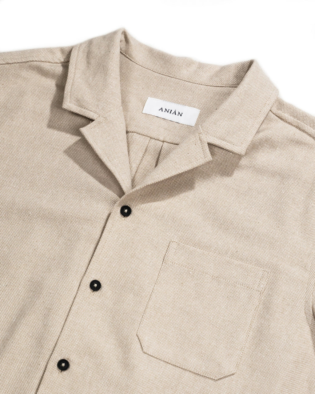 Men's Oxford Camp Collar in Dune