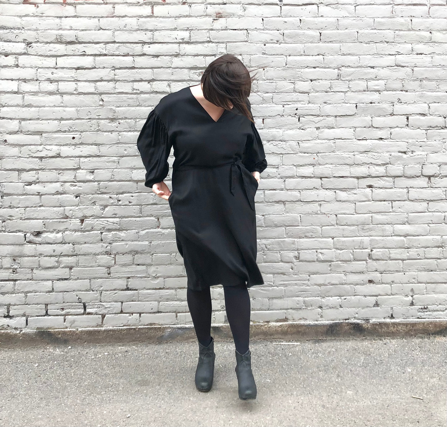 Ripley Dress in Black TENCEL™