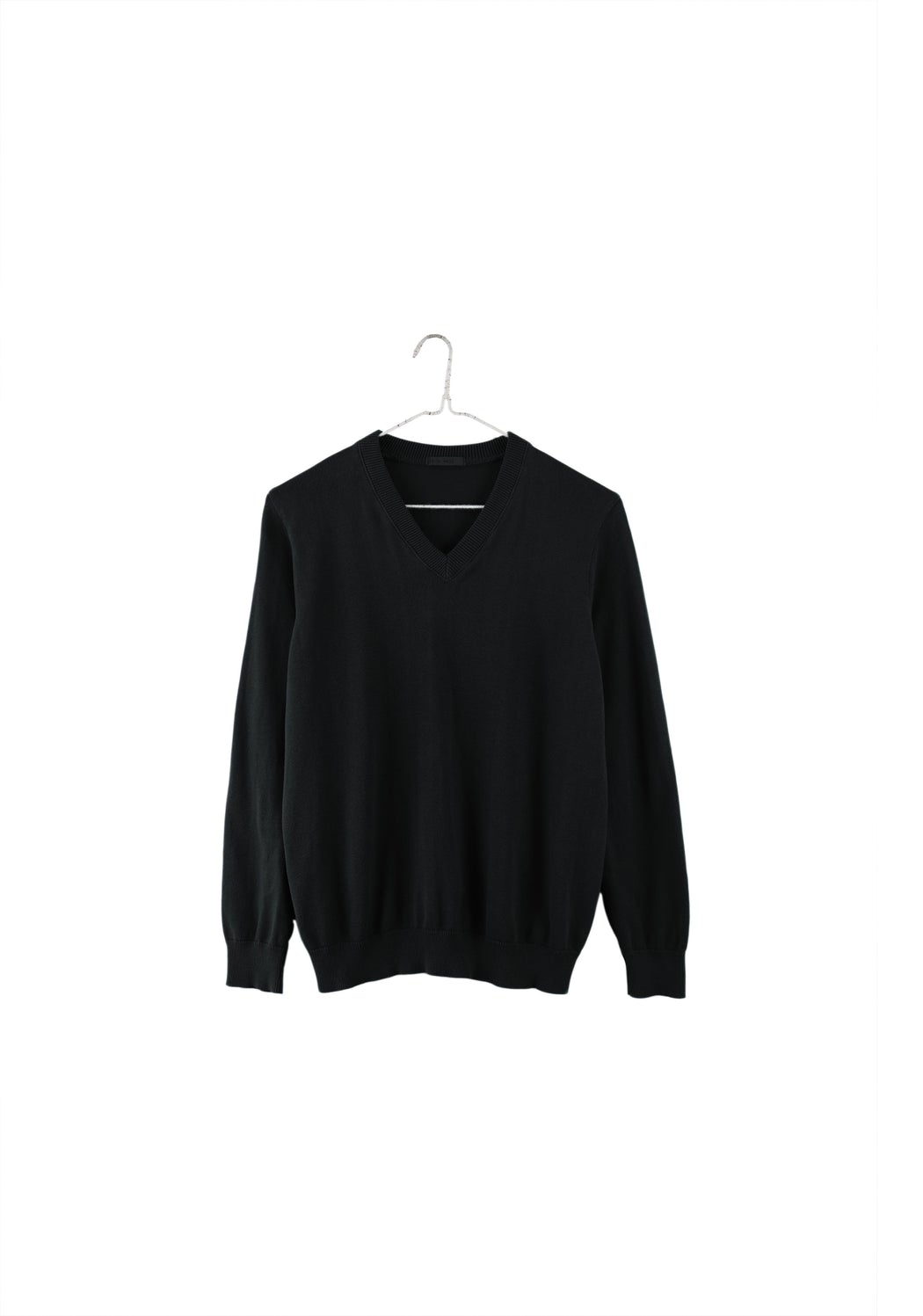  It Is Well L.A Easy V-Neck Sweater in Black