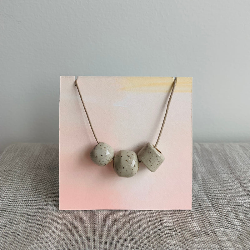Clay Bead Necklace 28-22