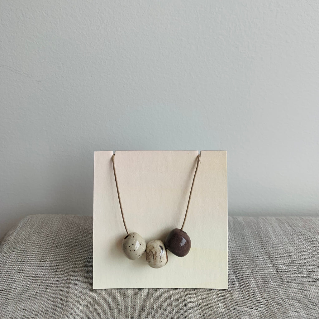 Clay Bead Necklace 39-22
