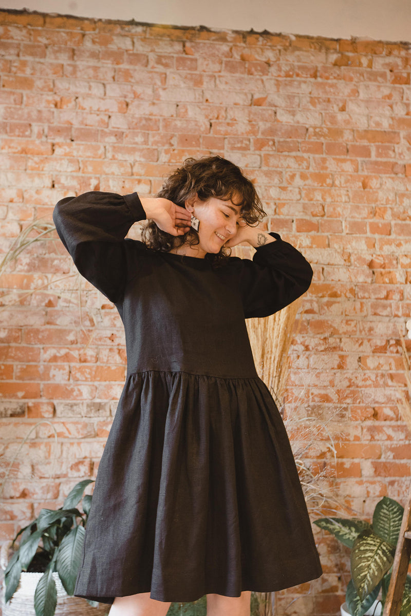Seek Shelter Mini Gloria Dress Linen