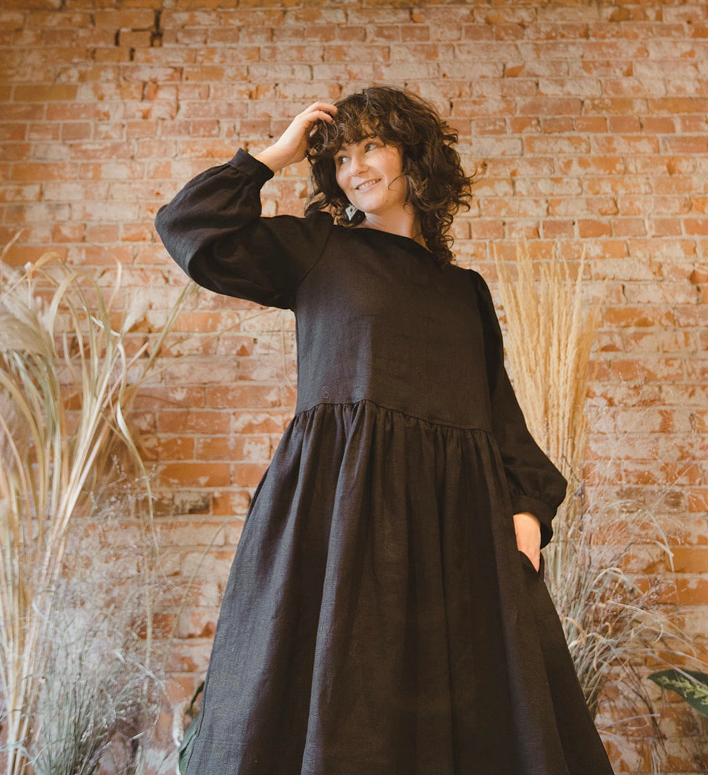 Seek Shelter Mini Gloria Dress Linen