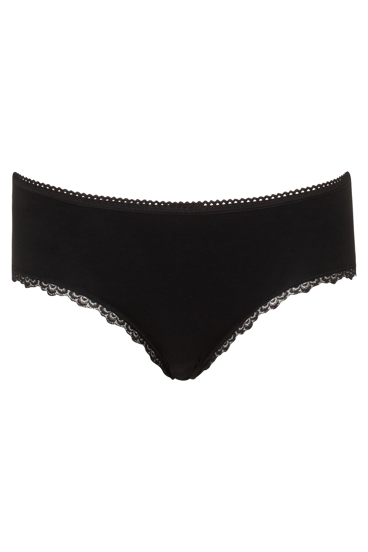 Undie-tectable® Lace Hi-Hipster Panty in Very Black – Krista K