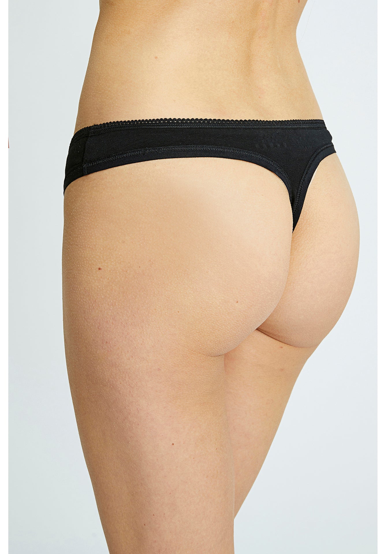Thong Underwear in Black – Textile Apparel