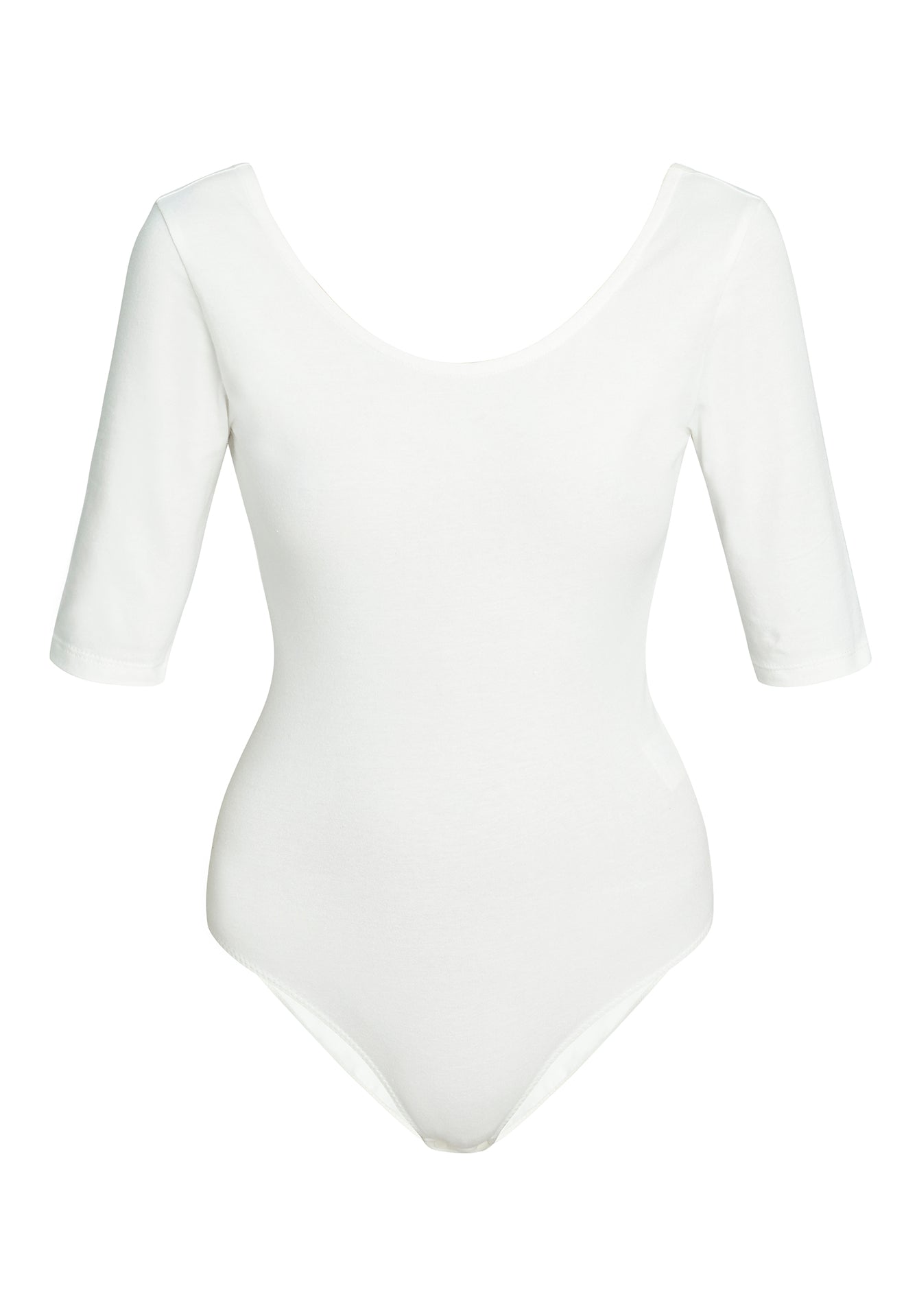 People Tree Nicole Bodysuit in Black & White