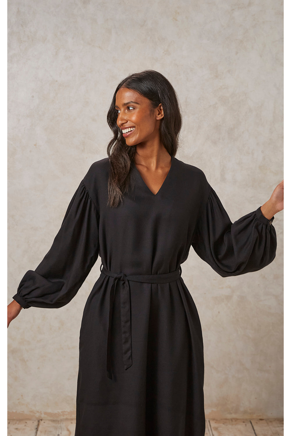 Ripley Dress in Black TENCEL™