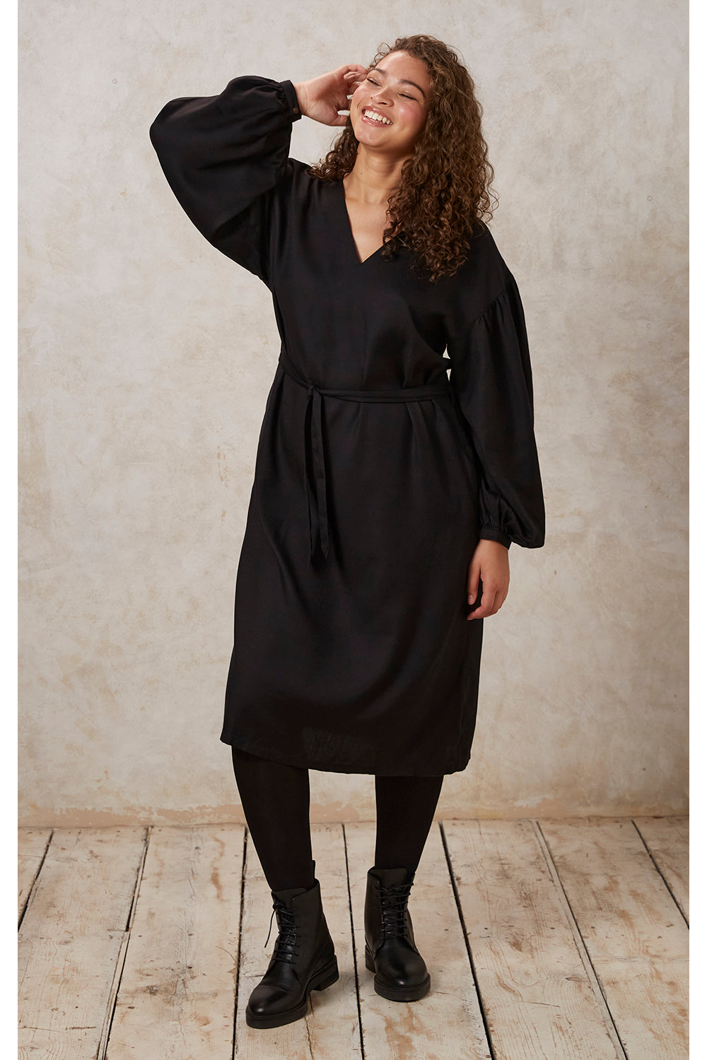 Ripley Dress in Black TENCEL™