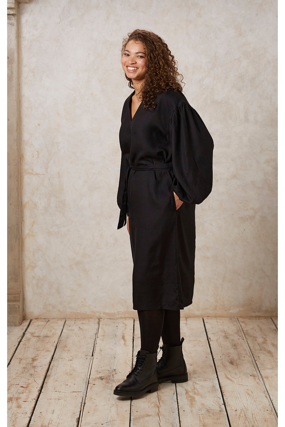 Ripley Dress in Black TENCEL™