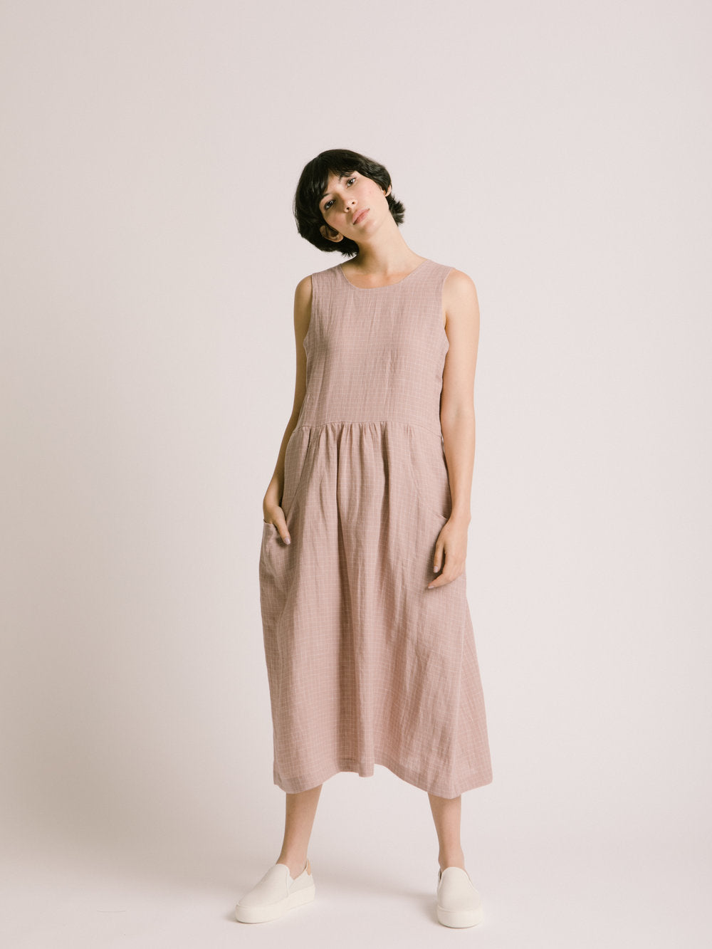 Miki Dress in Petal PInk