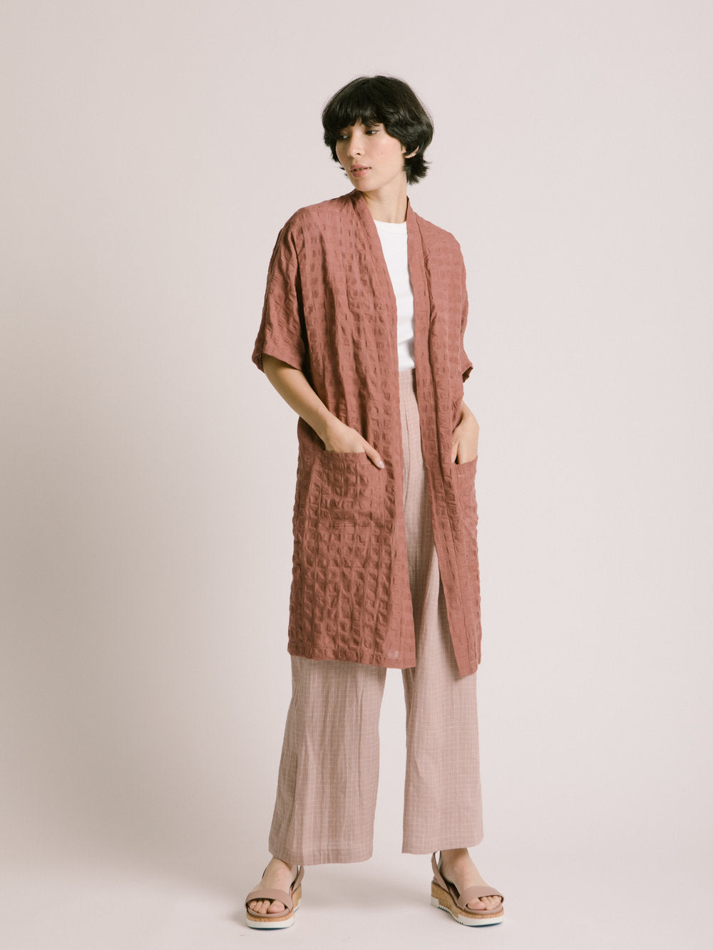 Chika Duster in Rose