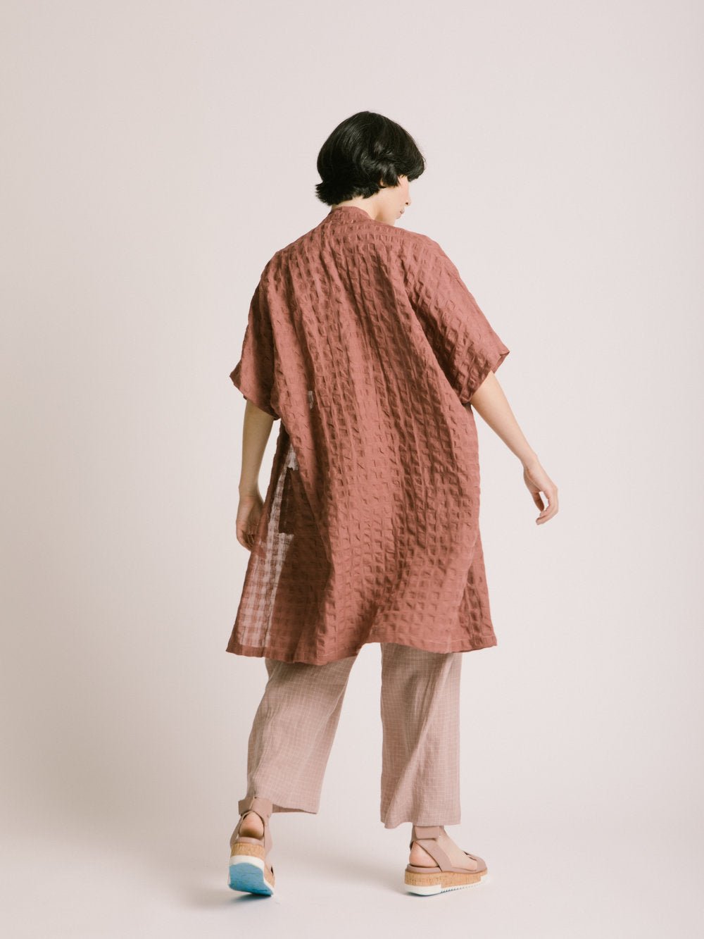 Chika Duster in Rose