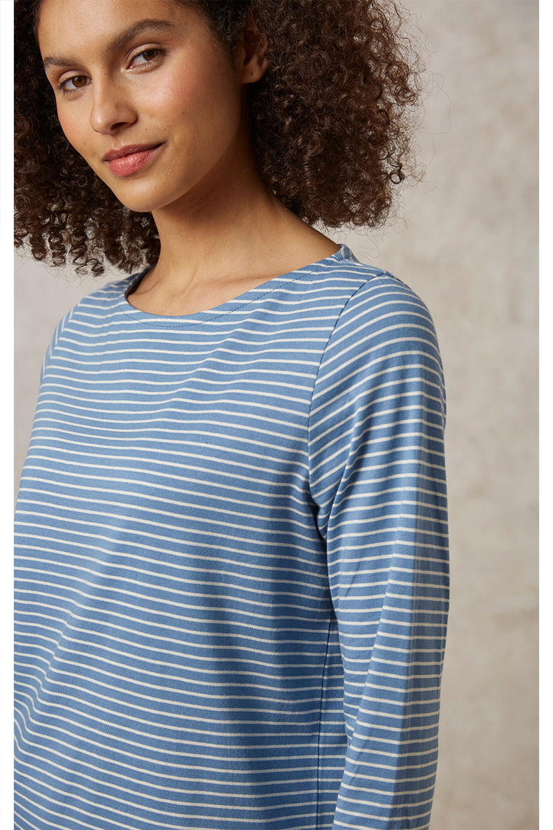 Stripe Long Sleeve Pyjama Top