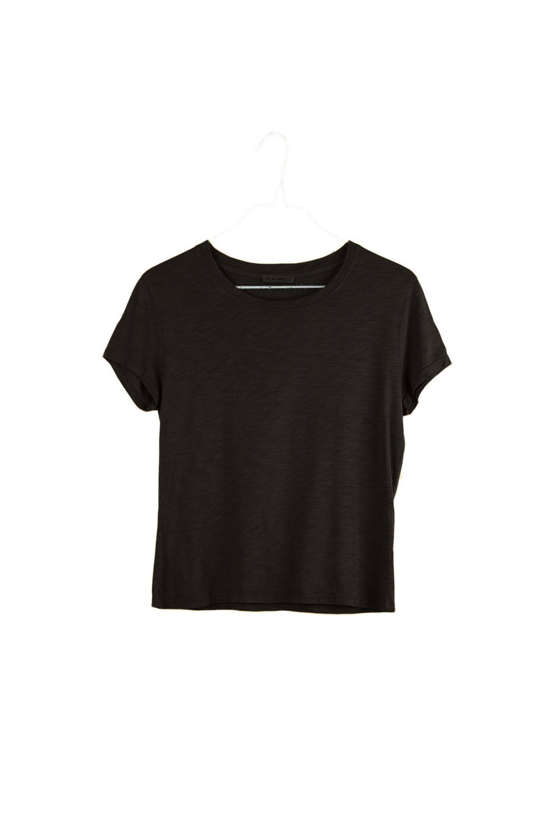 It Is Well L.A Baby Tee in Black