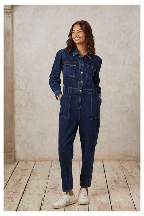 Denim boiler hot sale playsuit